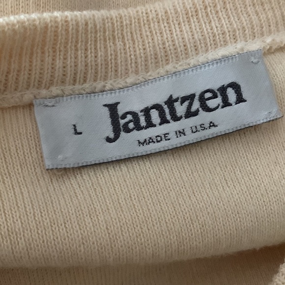 Vintage Jantzen v neck soft sweater, women's large, men's medium - Picture 2 of 5